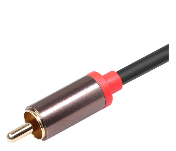 MOZOS Kabel Przewód audio JACK3.5mm - 2x RCA Stereo 3m MCABLE-MJ-2RCA - 1239312 - zdjęcie 4